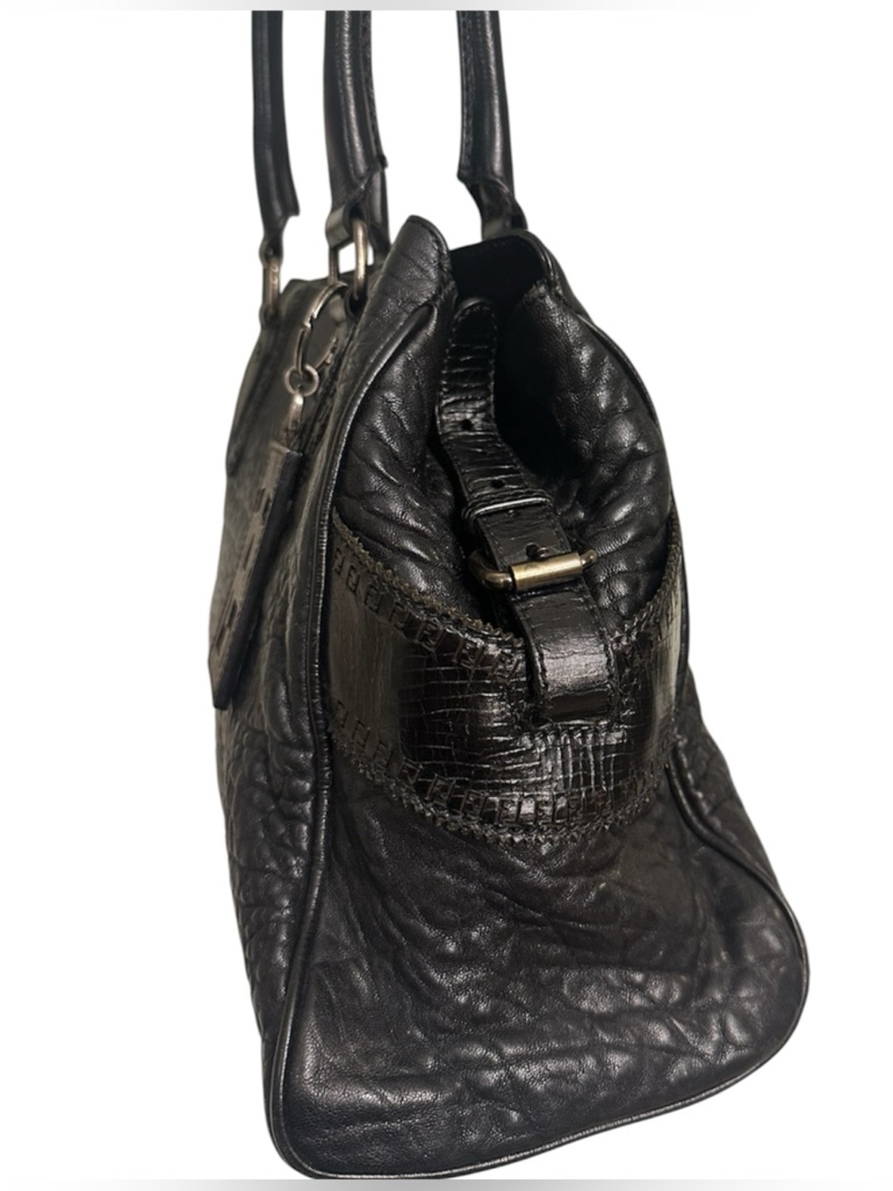 Fendi Du Jour Pebbled Leather Shoulder Bag - Picture 5 of 15
